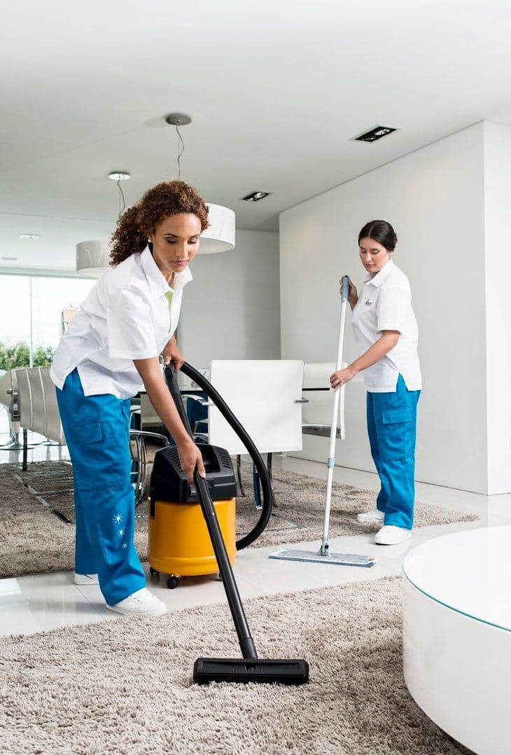 Completed home cleaning project
