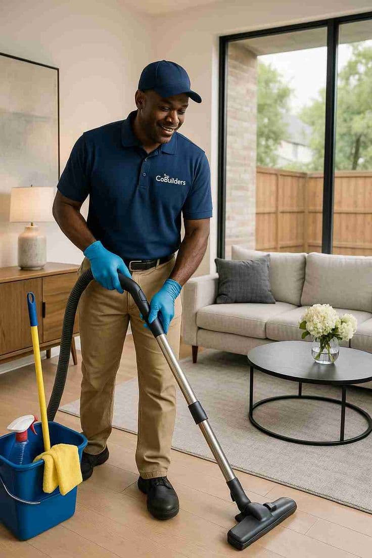 Construction site cleanup