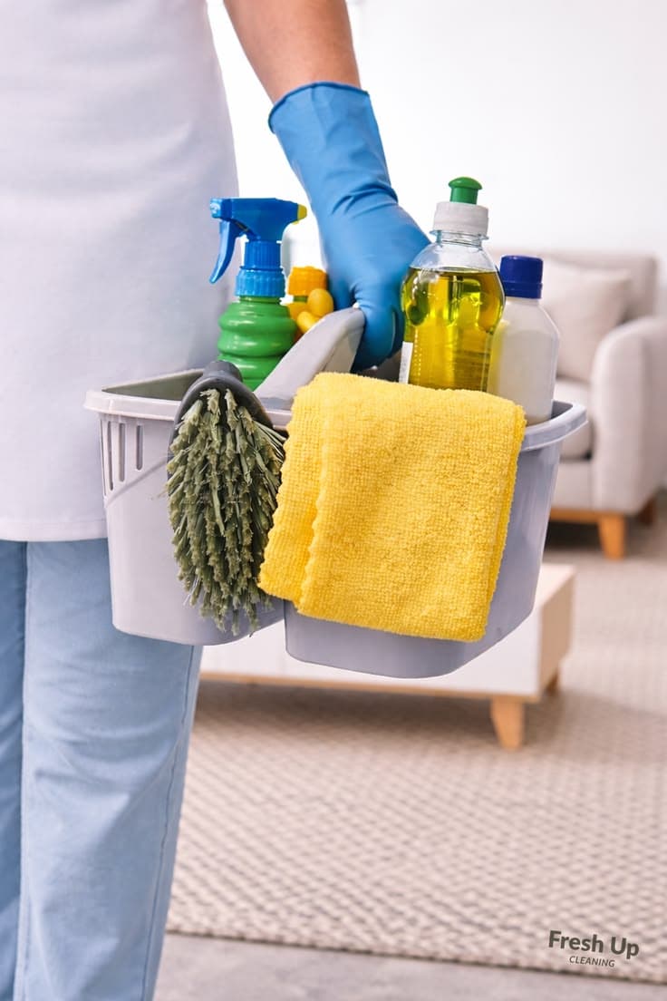 Professional cleaning supplies and equipment